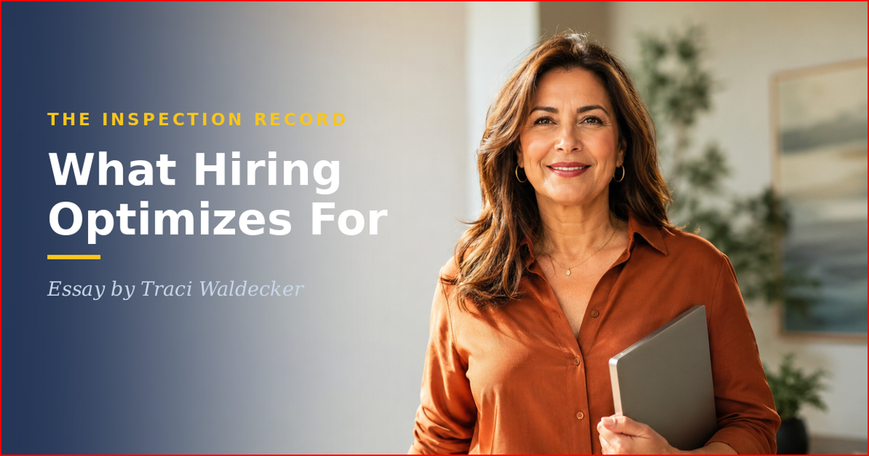 What hiring optimizes for